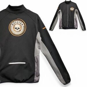 Monster Dash Finisher Jacket Mens Medium Slim Team‎ Ortho Performance Running